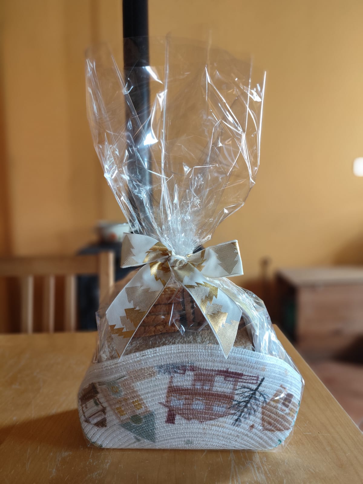 Set 2 di tovagliette rotonde natalizie